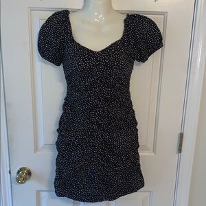 American Eagle Outfitters Black and White Bodycon Mini Dress